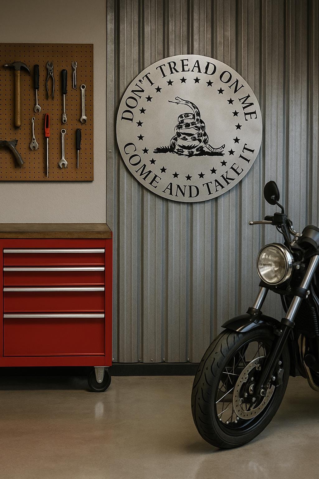 Don’t Tread on Me Metal Wall Sign