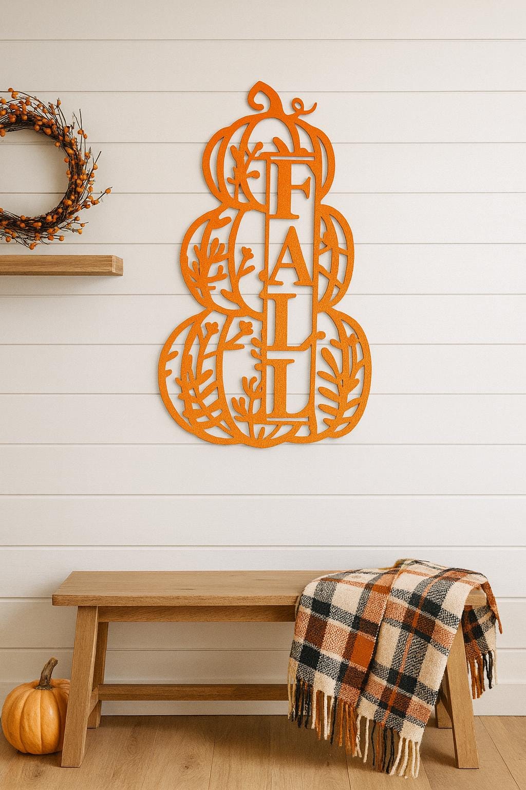 Pumpkin Porch Metal Sign