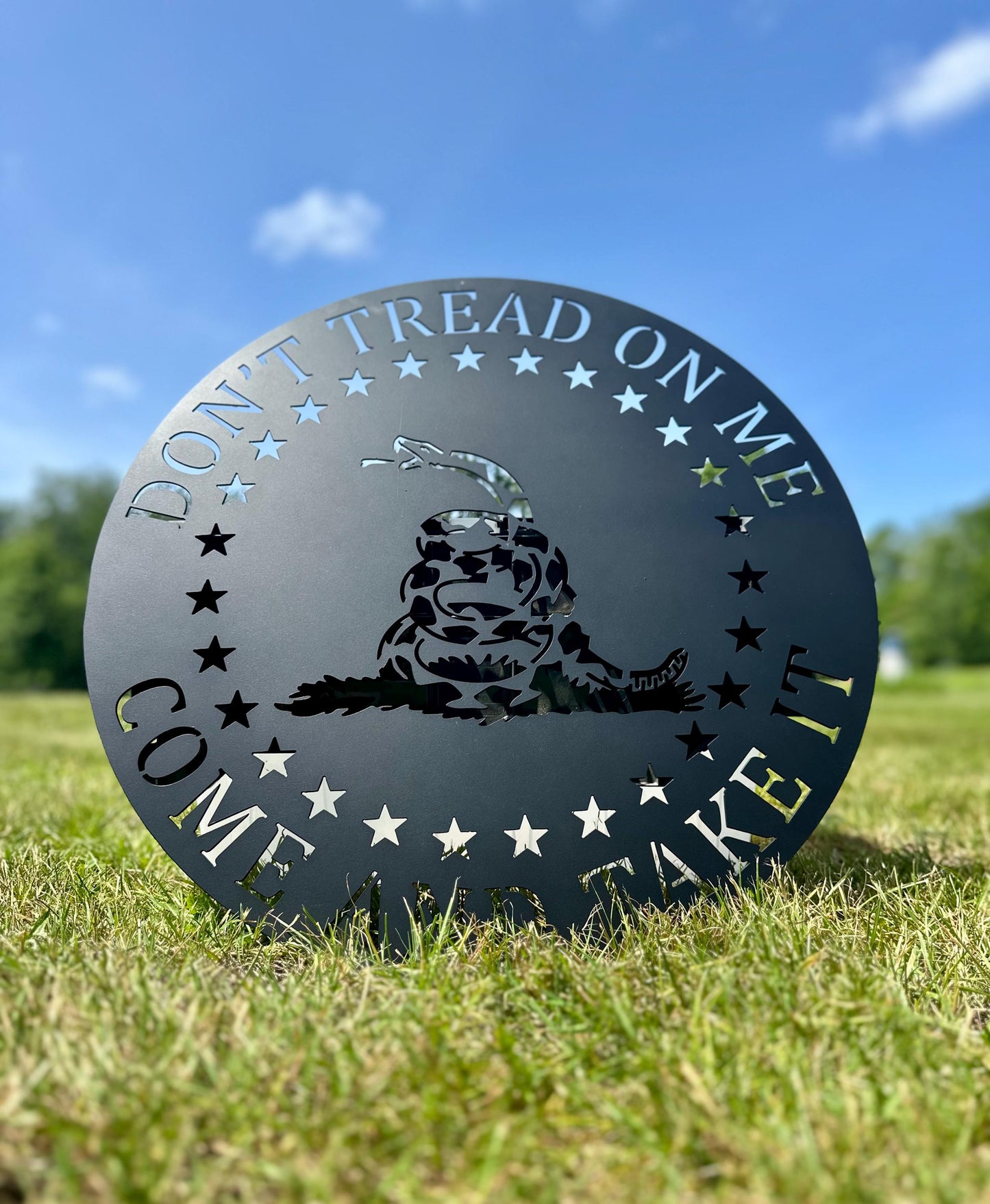 Don’t Tread on Me Metal Wall Sign