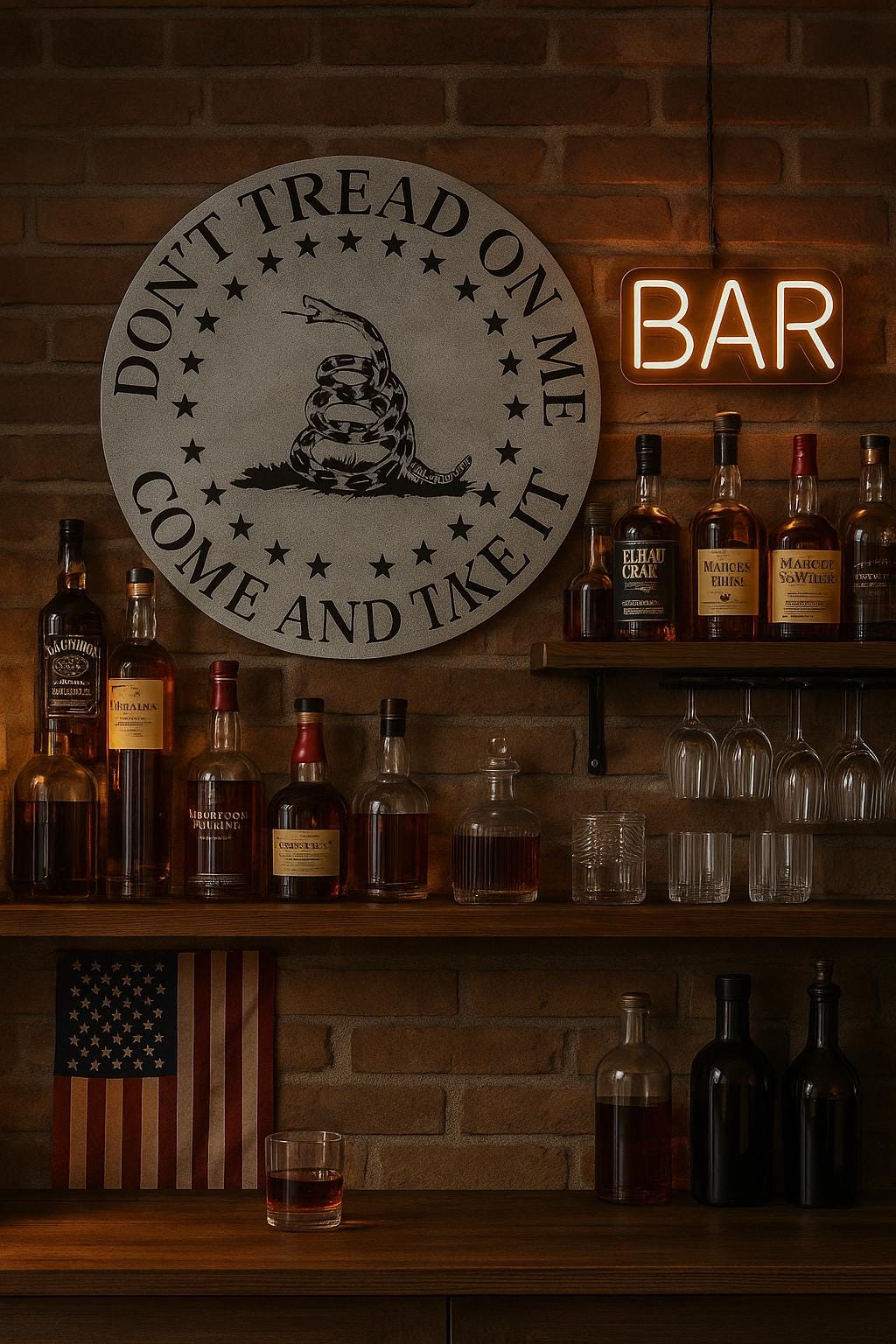 Don’t Tread on Me Metal Wall Sign