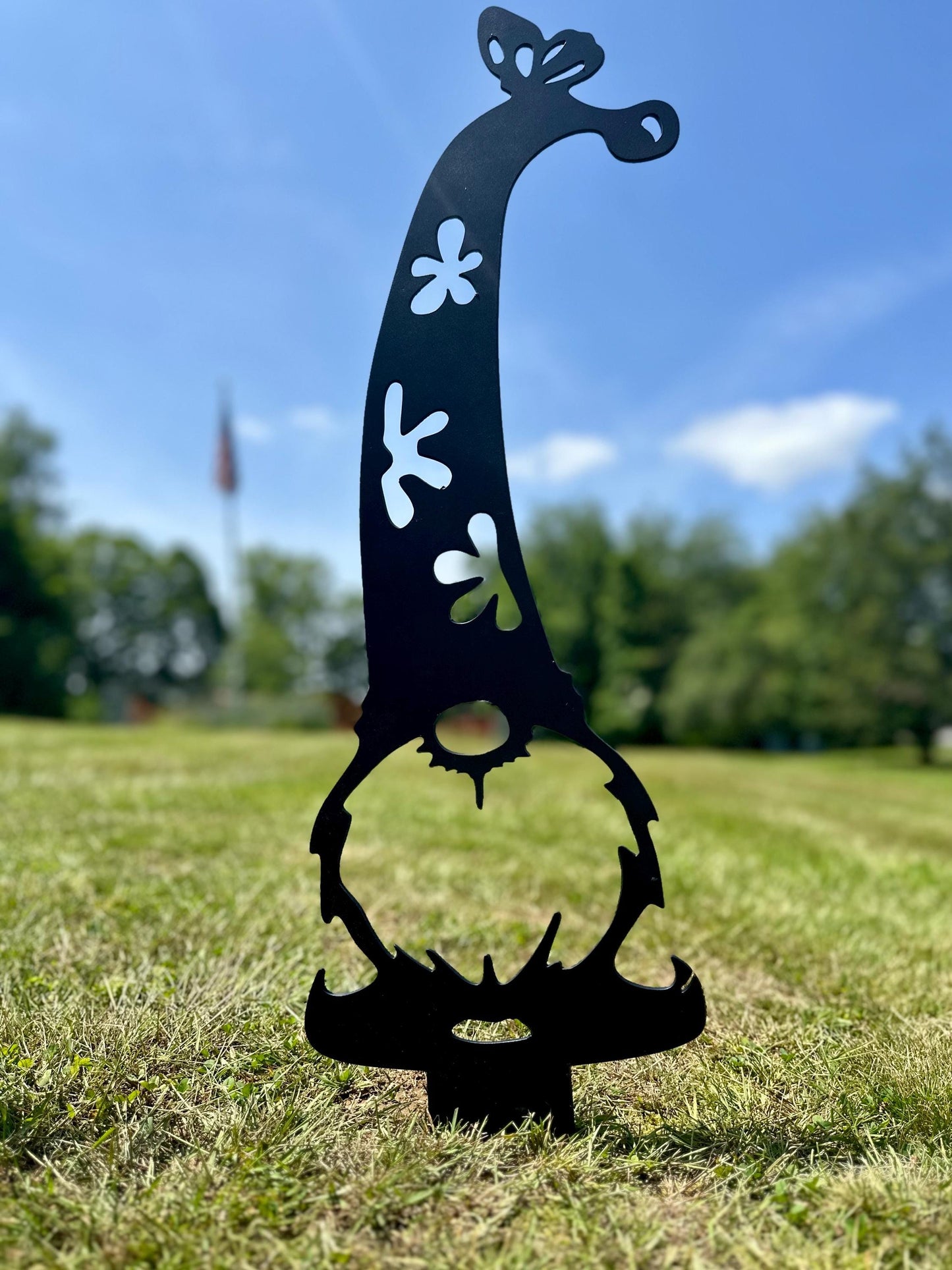 Gnome Metal Garden Stake