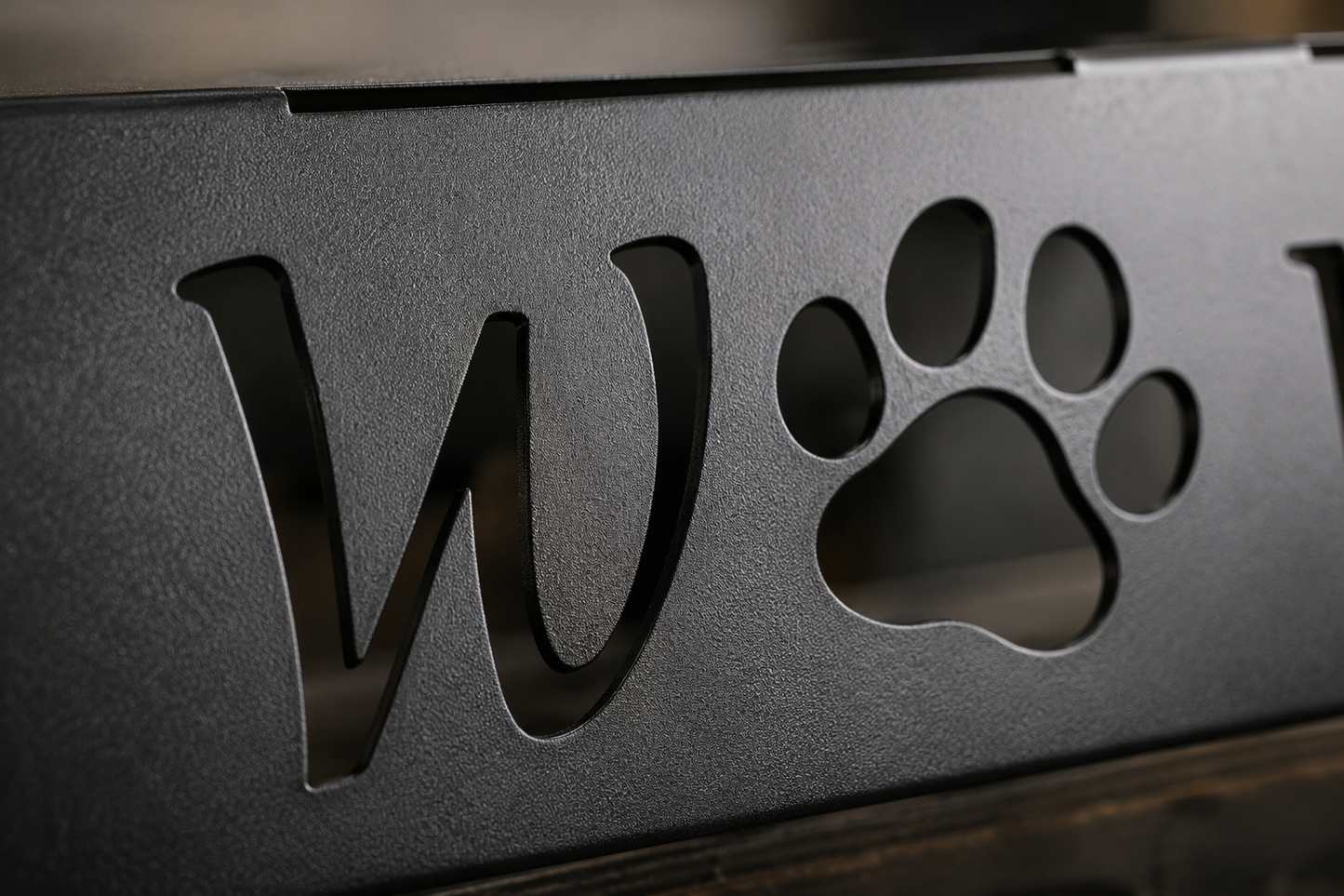 Elevated Metal Pet Bowl Stand | Personalized Dog Feeder