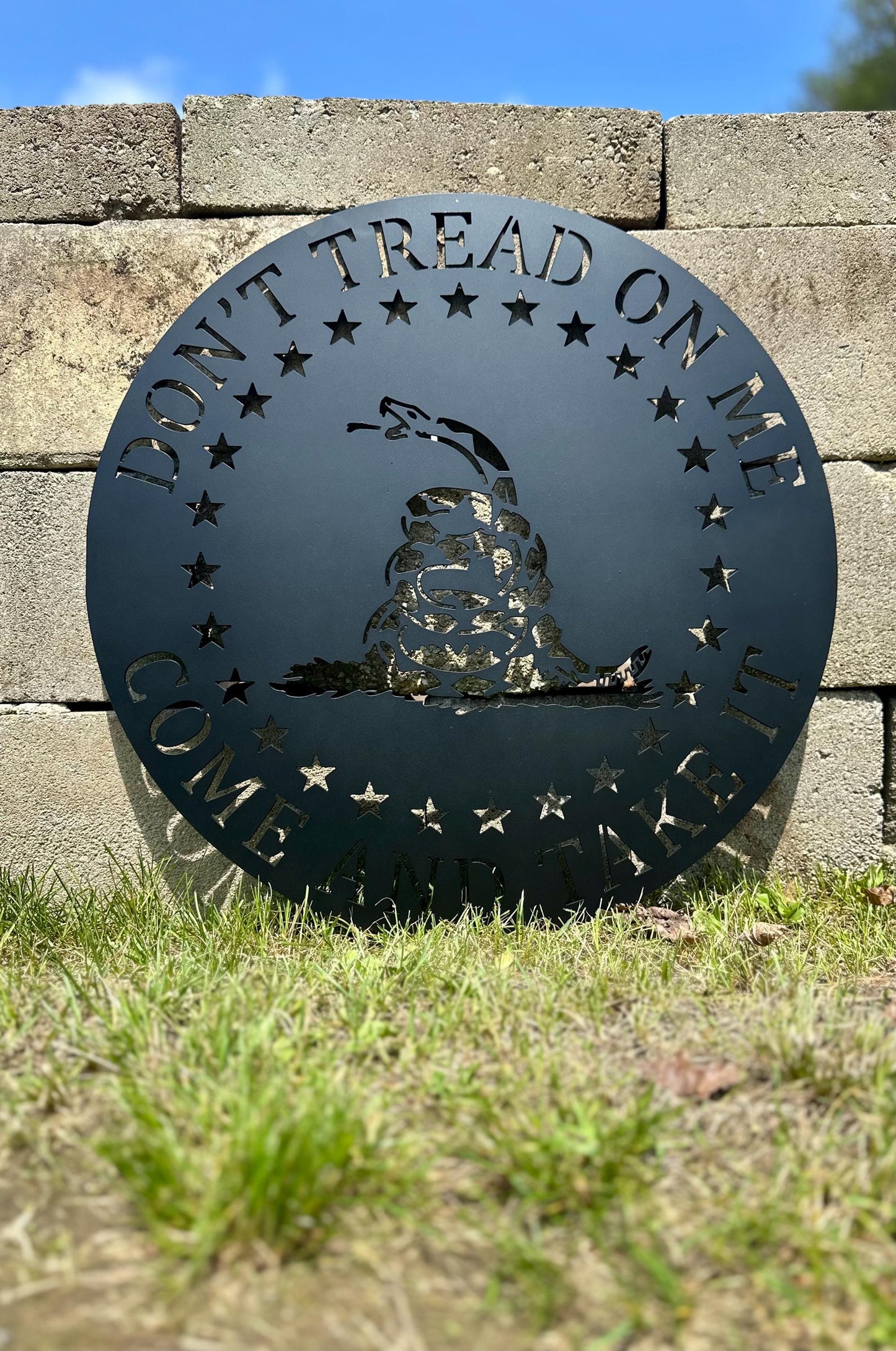 Don’t Tread on Me Metal Wall Sign