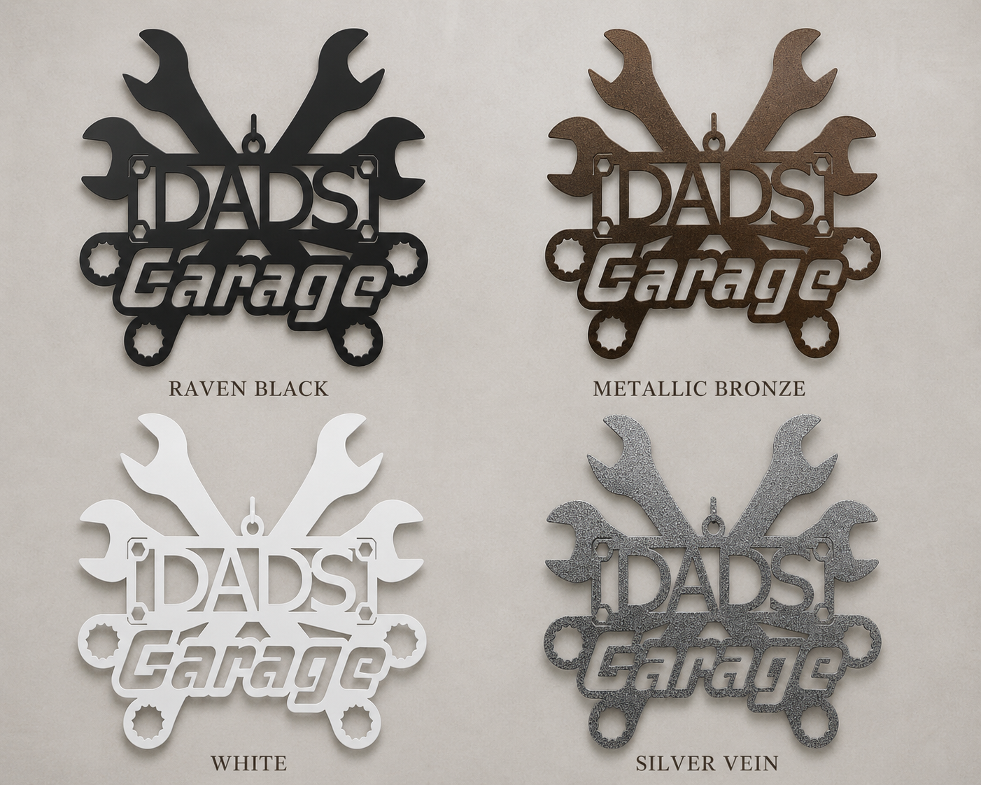Custom Garage Metal Sign | Personalized Steel Wall Decor