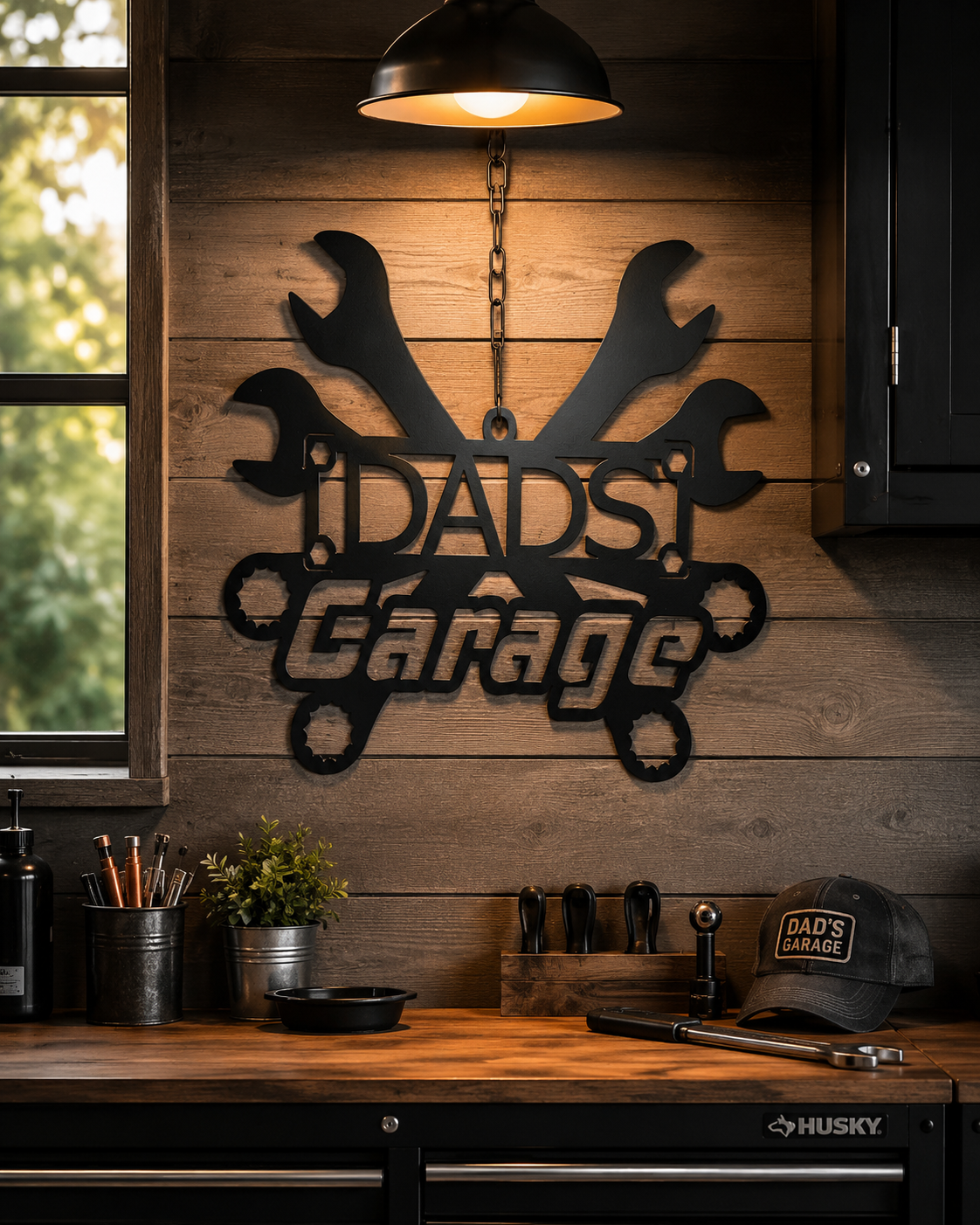 Custom Garage Metal Sign | Personalized Steel Wall Decor