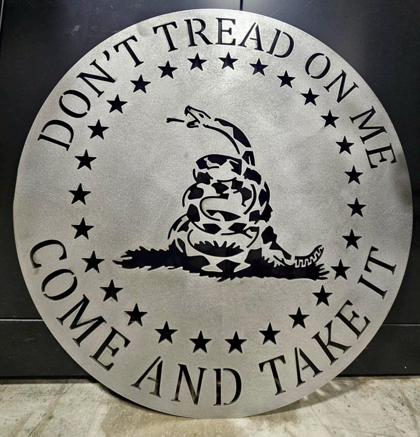 Don’t Tread on Me Metal Wall Sign