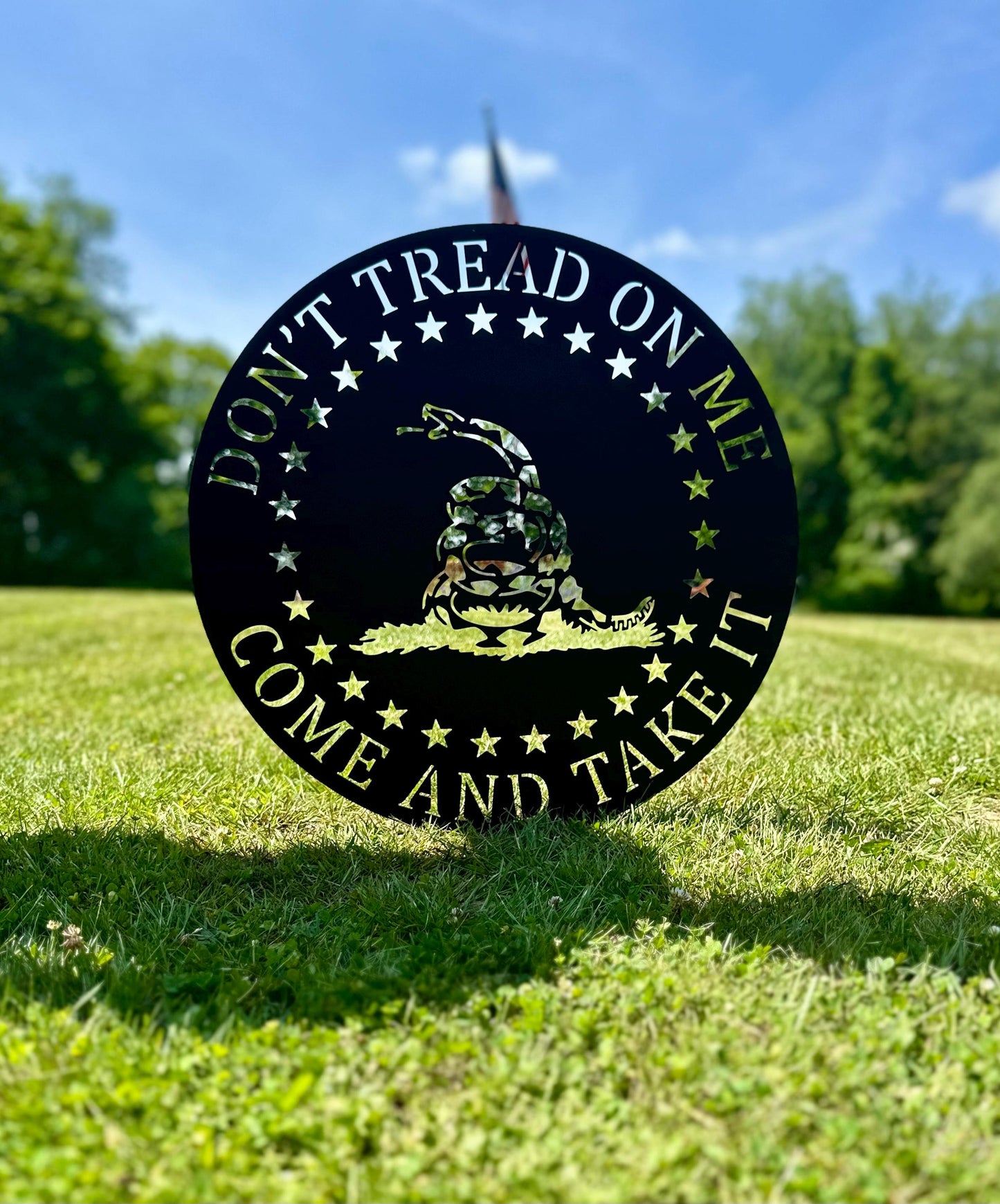 Don’t Tread on Me Metal Wall Sign